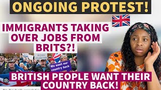 BREAKING ARE UK IMMIGRANTS DOING TOO MUCH HUGE PROTEST GOING ON AS BRITS WANT THEIR COUNTRY BACK [upl. by Okeim]