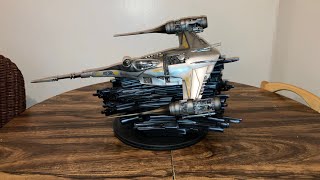 An Unboxing And Review Of Iron Studios’ Star Wars N1 Starfighter Polystone Statue [upl. by Etep]