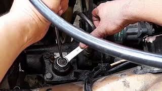 How to Adjust and Eliminate Steering Play on the Steering Gearbox [upl. by Sirtimed116]