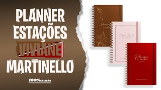 Planner Estações  Viviane Martinello  Vida • Livraria 100 Cristão [upl. by Sall3]