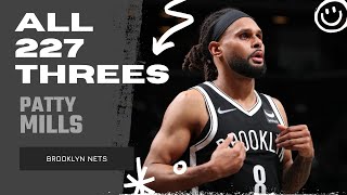 Patty Mills ALL 227 ThreePointers From 202122 NBA Regular Season  King of NBA [upl. by Arundel]