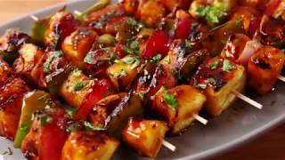 Hawaiian Chicken Skewers  Delish [upl. by Indihar520]