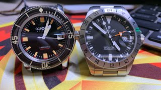 Watch Vlog 23 我點睇致敬款 、抄襲錶款？係咪真係好差Steinhart Ocean 39 vintage GMT special OLKO edition OCTOPUS 梭子魚 [upl. by Farl]