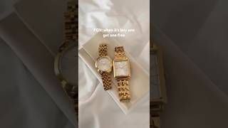 Two Watches One Amazing Deal 🎁🎁 larssonjennings giftideas treatyourself womenswatches [upl. by Nylime260]