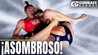 ¡AGARRE ASOMBROSO jamás REGISTRADO  Valentina Escobar vs Fernanda Larios I Combate Global 34 [upl. by Ainat]