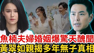 黃翠如婚後情變！ 牽扯圈內男星！ 結婚六年無子內幕曝光，蕭正楠有苦說不出！ 黃翠如蕭正楠tvb [upl. by Mal]