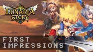 Lunaria Story Gameplay  First Impressions HD [upl. by Onitram192]