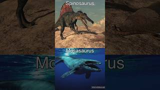 Spinosaurus vs mosasaurus [upl. by Gonzales950]