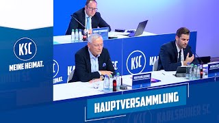 MBecker quotLetztes Jahr war ein kleinerer Rahmenquot  Hauptversammlung der KSC GmbH amp Co KGaA [upl. by Asaret440]