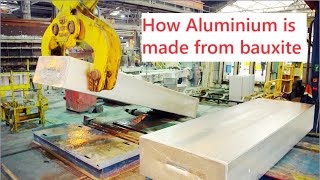 How Aluminium is made from bauxite  Aluminium Factory [upl. by Yerdua]