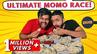 Momos Challenge at Dolma Aunty  Best Momos in Delhi  Indian Street Food  Challenge Accepted 29 [upl. by Irpac766]