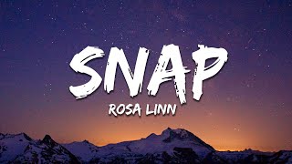 Rosa Linn  SNAP Lyrics [upl. by Eedak305]