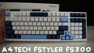 Механическая клавиатура A4Tech Fstyler FS300 распаковка и обзор [upl. by Zeugirdor]