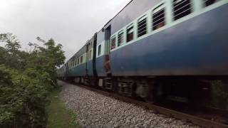 Indian Railways 16524 Karwar  Bengaluru City Express at MPS [upl. by Auhesoj]