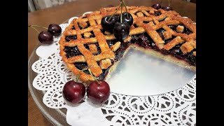 Tarte aux cerises 🍽🍽😋😋 Gourmande😋 et rapide تارت حب الملوك خفيفة و راقية [upl. by Itra]