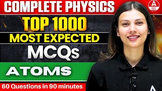 Atoms  Class 12 Physics  Most Important Questions for NEET 2024Tamanna Chaudhary [upl. by Leber]