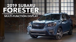 2019 Subaru Forester – MultiFunction Display [upl. by Adnolohs]