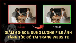 Giảm trên 60 dung lượng ảnh  tăng tốc độ tải trang website  unitopvn [upl. by Lotson]