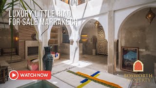 Luxury Little Riad For Sale Marrakech [upl. by Ruenhs22]