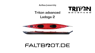 Triton Ladoga 2 advanced Faltboot Aufbau [upl. by Isolda]