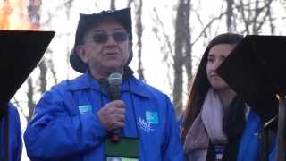 Holocaust Survivors Chant Mourners Kaddish for the Six Million  2013 March of the Living Ceremony [upl. by Nylarej376]