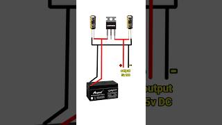 12v to 5v converter circuit converter shorts viral tending [upl. by Bashemath]