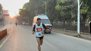 KANPUR MARATHON  Bithor Marathon  21 Km Half Marathon  रेस देख के हवा उड़ जाएगी [upl. by Hobart883]