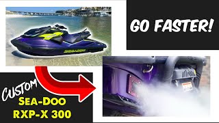 MODIFIED my SeaDoo RXPX 300 to GO FASTER with Wet Jet Performance [upl. by Adest]