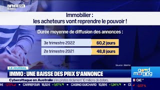 Immobilier une baisse des prix sannonce [upl. by Sheelah890]