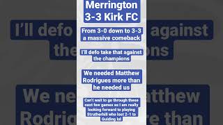 Merrington 33 Kirk FC [upl. by Manard]