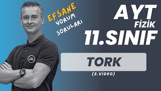 TORK VE DENGE KONU ANLATIMI VE SORU ÇÖZÜMÜ AYT FİZİK  11SINIF FİZİK FİZİKLE BARIŞ [upl. by Ardnajela]