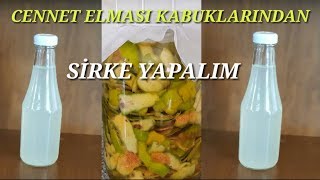 CENNET ELMASI KABUKLARINDAN SİRKE YAPALIM [upl. by Atok]