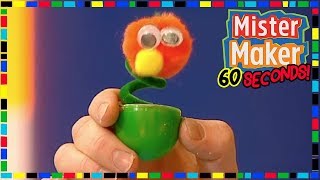 Wobbly Bug 🎨 🖼️ 👨‍🎨 🖌️  HOW TO MAKE IN 60 SECONDS  Mister Maker [upl. by Shepard]