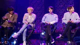 200127 Sugas Interlude BTS iHeartRadio Live 2020 LA Interview Part 4 Fancam KIISFM Live 방탄소년단 [upl. by Nuawtna]