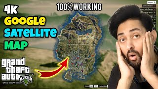 HOW TO INSTALL 4K SATELLITE MAP IN GTA 5  GTA 5 Mods  HindiUrdu  THE NOOB [upl. by Sirronal]