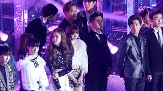 171225 블랙핑크BLACKPINK엑소EXO 전출연진 오프닝 직캠 Fancam 가요대전 by Mera [upl. by Arlette661]