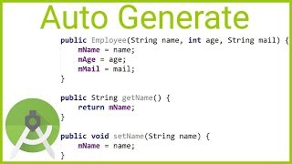 How To Create Getter And Setter Model Class in Android Studio  Generate Getter And Setter Android [upl. by Proffitt]