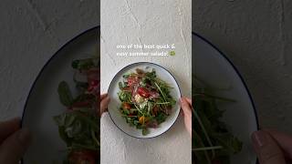 Salad for people that don’t like salad 😛🙂‍↕️🫶🏼🥗 salad simplesalad quicksalad easyrecipe [upl. by Aisatan]