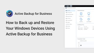 How to Back up and Restore Your Windows Devices Using Active Backup for Business  Synology [upl. by Casar754]