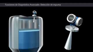 Diagnósticos Avanzados Detección de espumas Medición de Nivel Radar [upl. by Dorelle]