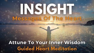 Guided Meditation to Receive Insights from Your Heart  Heart Coherence Practice [upl. by Nawiat]