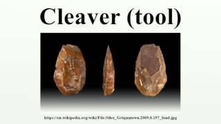 Cleaver tool [upl. by Jaquelin]