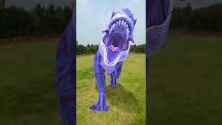 TRex Magic Fight In Jurrassic World  VFX Park  youtubeshorts shorts vfx [upl. by Rem]