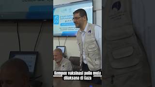 Kempen vaksinasi polio mula dilaksana di Gaza [upl. by Alver852]