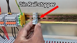 Din rail stopper  what is the use of din rail stopper [upl. by Jessey]