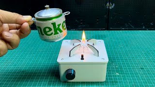 How To Make Mini Gas Stove From Lighter [upl. by Ahsytal]