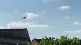 Avro Lancaster fly past over the garden [upl. by Lenad799]