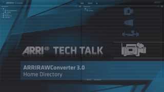 ARRI Tech Talk ARRIRAW Converter  Setting The Home Directory [upl. by Kariv]