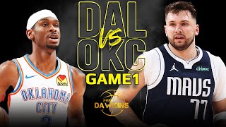 Dallas Mavericks vs OKC Thunder Game 1 Full Highlights  2024 WCSF  FreeDawkins [upl. by Ahseenat]