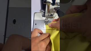 Elastic Lagane ka tarikaElastic Stitchingshorts sew elasticstitching shortvideo howto diy [upl. by Teddie266]